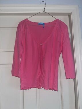 Fresh produce Hot Pink Lightweight Women's Cardigan